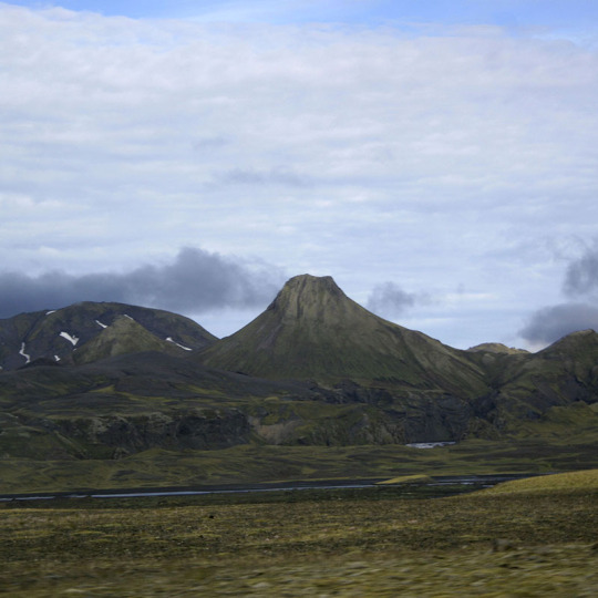 View towards the Skaftá River overlooking part of the Laki lava flow. 