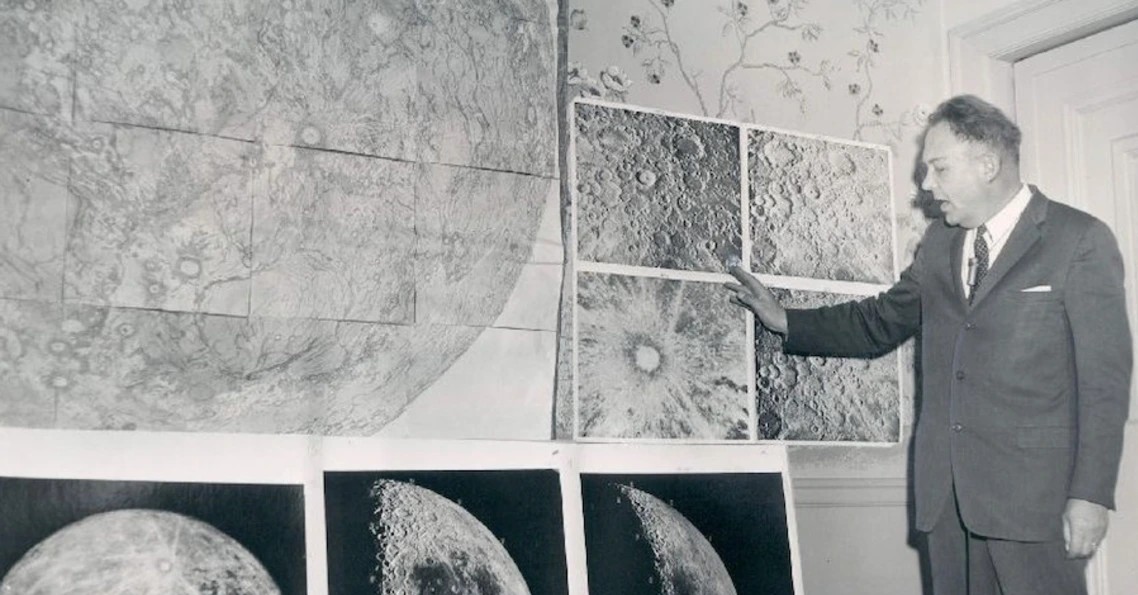 Professor Gerard Kuiper helped identify landing sites on the Moon for the Apollo program