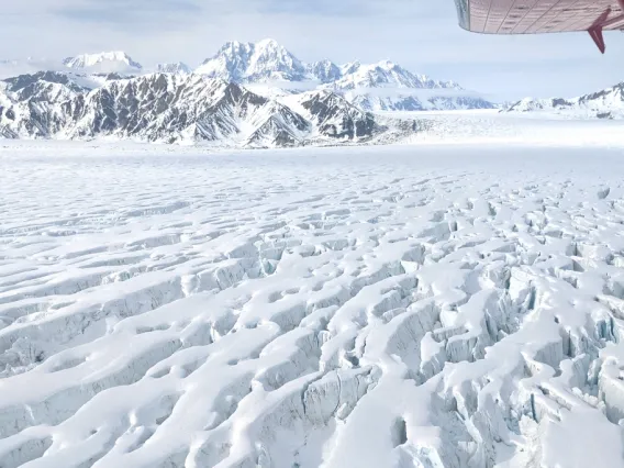 Photo of Malaspina Glacier.