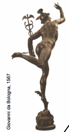 Mercury statuette